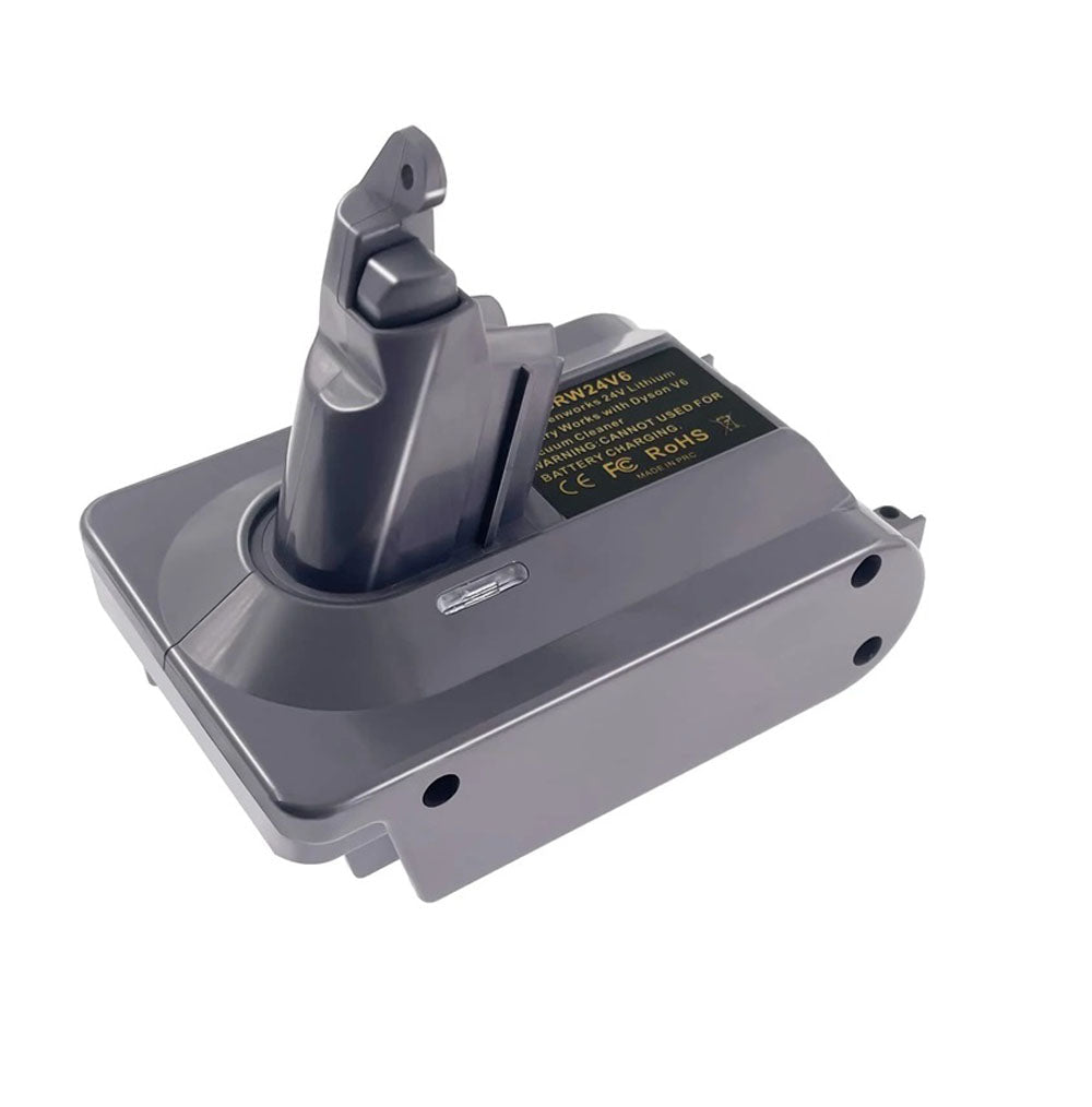 Greenworks 24V to Dyson V6 Battery Adapter