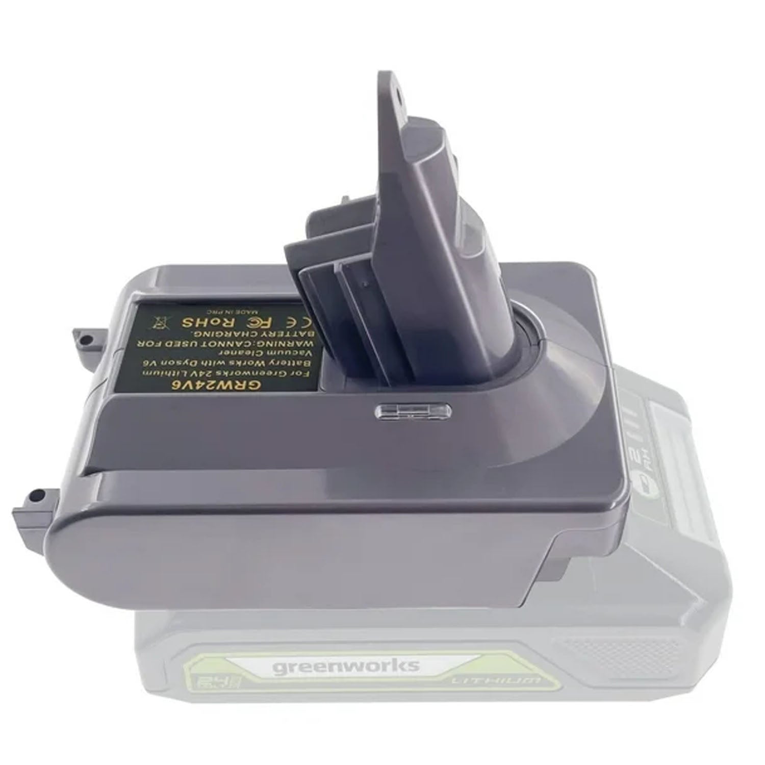 Greenworks 24V to Dyson V6 Battery Adapter