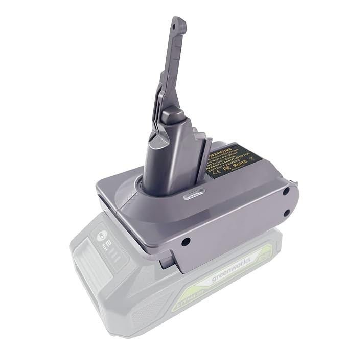 Greenworks 24V to Dyson V8 Battery Adapter