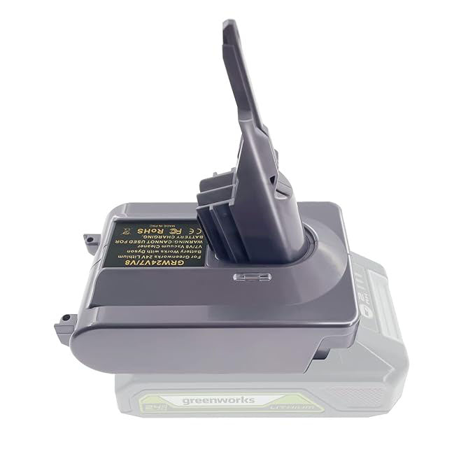 Greenworks 24V to Dyson V8 Battery Adapter